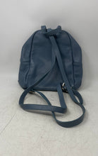 Load image into Gallery viewer, Genuine Leather Womens Light Blue Adjustable Strap Mini Backpack
