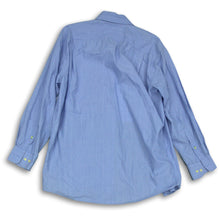 Load image into Gallery viewer, Tommy Hilfiger Mens Light Blue 100% Cotton Long Sleeve Dress Shirt Size M
