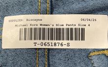 Load image into Gallery viewer, Michael Kors Womens Blue Dark Wash Pockets Denim Skinny Leg Jeans Size 4
