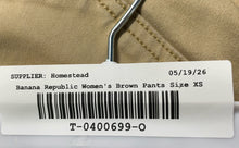 Load image into Gallery viewer, Banana Republic Womens Brown Flat Front Girlfriend Authentic Chino Pants Size 2T
