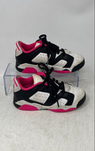 Load image into Gallery viewer, Nike Kids Air Jordan 6 Retro Low Black White Pink Lace-Up Sneaker Shoes Size 11C
