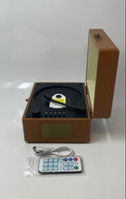 Load image into Gallery viewer, Vintage Brown CD Player Two-Way Bluetooth Built-In Speaker Portable Not Tested
