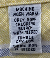 Load image into Gallery viewer, Ralph Lauren Mens Yellow Long Sleeve Classic Fit Dress Shirt Size 17.5 32/33
