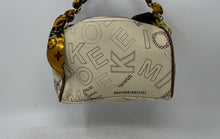 Load image into Gallery viewer, Luodengdaishu Womens Cream MKMEMOXI Inner Pockets Zipper Small Shoulder Bag
