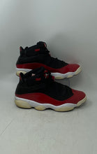 Load image into Gallery viewer, Nike Mens Air Jordan 6 Rings 322992-060 Red Black Lace-Up Sneaker Shoes Size 12

