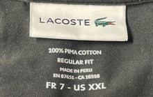 Load image into Gallery viewer, Lacoste Mens Black Short Sleeve Crew Neck Regular Fit Pullover T-Shirt Size XXL
