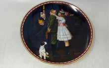 Load image into Gallery viewer, Knowles Kiss And Tell By Norman Rockwell Round Shape Collector Plate
