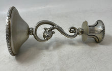 Load image into Gallery viewer, Farberware Silver-Tone Aluminum Floral Wrought Decorative Candlestick Holder
