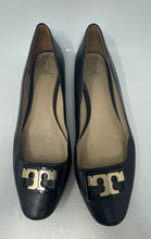 Load image into Gallery viewer, Authentic Tory Burch Womens Gigi Black Leather Slip-On Ballet Flats Size 11 M
