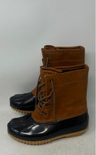 Load image into Gallery viewer, The Original Sporto Womens Brown Leather Lace-Up Duck Boots Size 9M
