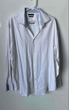 Load image into Gallery viewer, Tailorbyrd Collection Mens White Non Iron Trim Fit Dress Shirt Size 17
