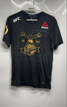Load image into Gallery viewer, Reebok Mens Charcoal Gray UFC Fight Kit Est. 1993 Pullover Jersey Size Small
