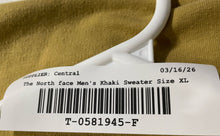 Load image into Gallery viewer, The North Face Mens Khaki Crew Neck Long Sleeve Pullover T-Shirt Size XL
