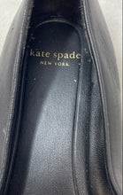 Load image into Gallery viewer, Kate Spade New York Womens Deco Bow Black Leather Slip-On Ballet Flats Size 6.5B
