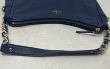 Load image into Gallery viewer, Kate Spade New York Womens Navy Blue Leather Inner Pockets Shoulder Bag
