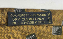 Load image into Gallery viewer, Giorgio Armani Cravatte Mens Brown Geometric Print Silk Designer Tie
