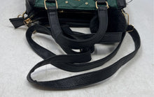 Load image into Gallery viewer, Under1Sky Womens Forest Green &amp; Black Faux Leather Bee And Heart Crossbody Bag
