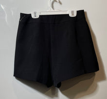 Load image into Gallery viewer, English Factory Womens Black Pleated Front Regular Fit Short Mini Skort Size M
