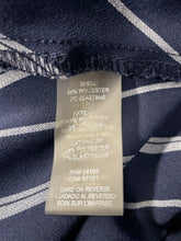 Load image into Gallery viewer, Tommy Hilfiger Womens Blue White Striped Sleeveless Belted Shirt Dress Size 8
