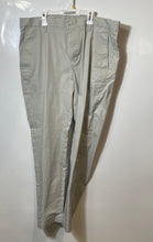 Load image into Gallery viewer, Perry Ellis Mens Gray Flat Front Pockets Slim Fit Stretch Chino Pants Size 38x32
