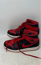 Load image into Gallery viewer, Nike Mens Air Jordan 1 Mid DQ8426-060 Black Red Lace-Up Sneaker Shoes Size 7.5
