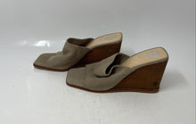 Load image into Gallery viewer, Vince Camuto Womens Jorlila Tan Suede Wedge Heels Slide Sandals Size 8.5 M
