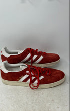 Load image into Gallery viewer, Adidas Mens Gazelle Red Suede Lace-Up Round Toe Low Top Sneaker Shoes Size 12
