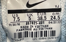 Load image into Gallery viewer, Nike Womens Air Zoom Fly OG 897821-401 Light Blue Lace-Up Sneaker Shoes Size 7.5
