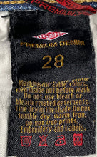 Load image into Gallery viewer, Lee Cooper Womens Blue Denim Distressed Pockets Bootcut Jeans Pants Size 28
