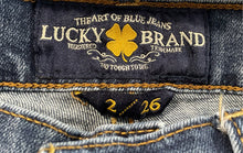 Load image into Gallery viewer, Lucky Brand Womens Blue Denim Medium Wash Stretch Pockets Skinny Jeans Size 2/26
