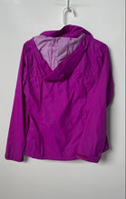 Load image into Gallery viewer, Columbia Womens Purple Long Sleeve Hooded Full-Zip Windbreaker Jacket Size XS
