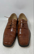 Load image into Gallery viewer, Giorgio V Mens Brown Leather Square Toe Lace-Up Oxford Dress Shoes Size 10M
