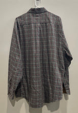 Load image into Gallery viewer, Tommy Hilfiger Mens Gray Plaid Long Sleeve Collared Button-Up Shirt Size XL
