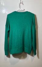 Load image into Gallery viewer, Forever 21 Womens Green Long Sleeve Crew Neck Stretch Pullover Sweater Size S
