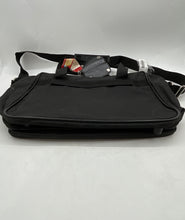 Load image into Gallery viewer, Skyline Unisex Black Outer Pocket Zipper Shoulder Strap Luggage Bag With Tag
