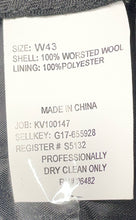 Load image into Gallery viewer, Pierre Cardin Mens Green Wool Flat Front Pockets Straight Dress Pants Size W43

