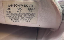 Load image into Gallery viewer, Lauren Ralph Lauren Womens Janson IV White Purple Leather Sneaker Shoes Size 6.5
