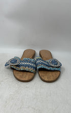 Load image into Gallery viewer, Nine West Womens Poland 2 Multicolor Open Toe Slip-On Slide Sandals Size 9M
