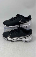 Load image into Gallery viewer, Nike Kids Vapor Edge Shark Black White Low Top Lace-Up Football Cleats Size 2.5Y
