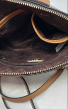 Load image into Gallery viewer, Aldo Womens Brown Leather Adjustable Chain Strap Key Lock Charm Crossbody Bag
