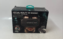 Load image into Gallery viewer, ReTrak Utopia 360 Black Bluetooth Virtual Reality 3D Headset With Box Sealed
