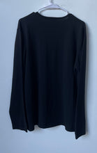Load image into Gallery viewer, Hugo Boss Womens Black Wool Long Sleeve Crew Neck Pullover Sweater Size XL
