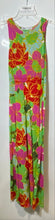 Load image into Gallery viewer, Zara Womens Multicolor Floral Sleeveless Round Neck Stretch Maxi Dress Size S
