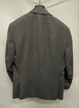Load image into Gallery viewer, DKNY Mens Gray Wool Long Sleeve Pockets Notch Lapel Two-Button Blazer Size 38S
