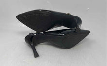 Load image into Gallery viewer, Kelly &amp; Katie Womens Black Pointed Toe Kitten Slingback Heels Size 7M
