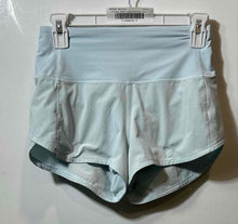 Load image into Gallery viewer, Lululemon Womens Light Blue Speed Up High-Rise Running Athletic Shorts Size 2
