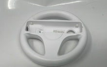 Load image into Gallery viewer, Nintendo Wii Model RVL-021 White Round Steering Wheel Gaming Controller
