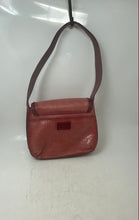 Load image into Gallery viewer, Relic Womens Brown Leather Woven Inner Pocket Snap Shoulder Handbag
