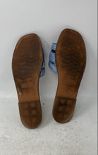 Load image into Gallery viewer, Aldo Womens Blue Slip-On Open Toe Slide Sandals Size 9.5
