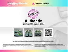 Load image into Gallery viewer, Authentic Nike Womens Waffle Racer CD8180-400 Blue Green Sneaker Shoes Size 15.5
